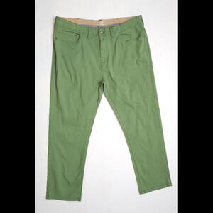 IZOD Saltwater Men's Green Chino Pants Size 44/30